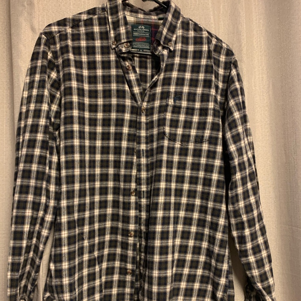 Plaid button down